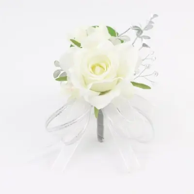 Image de Corsage de Poignet Ivoire pour Demoiselle d'Honneur