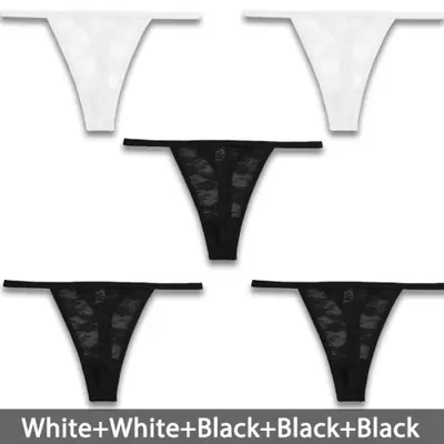 Image de Ensemble Lingerie Femme 5 Pièces Dentelle Florale