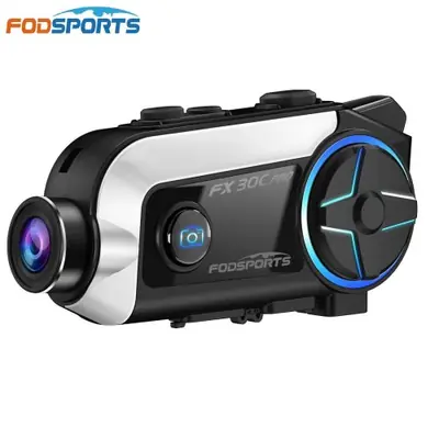 Image de fodsports fx30c pro casque de moto interphone bluetooth pour casque