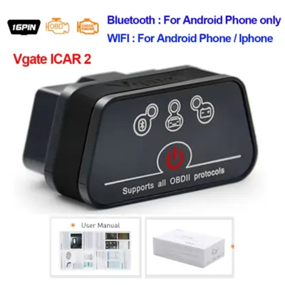 Image de Scanner OBD2 Bluetooth WiFi Vgate iCar2 pour Voiture et Moto