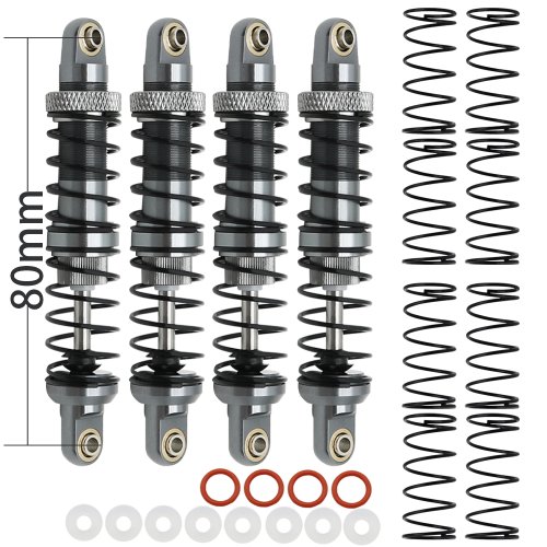 4PCS szary 80mm