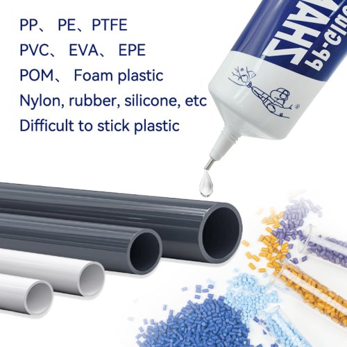 Bild von Zhanlida 110 ml Polypropylen- und Kunststoffkleber – Wasserdichter, Weicher und Starker Klebstoff für PVC, PE, EVA, PU, Leder und mehr