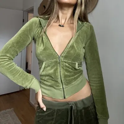 Image de Sweat à Capuche Y2K Vintage Slim Fit