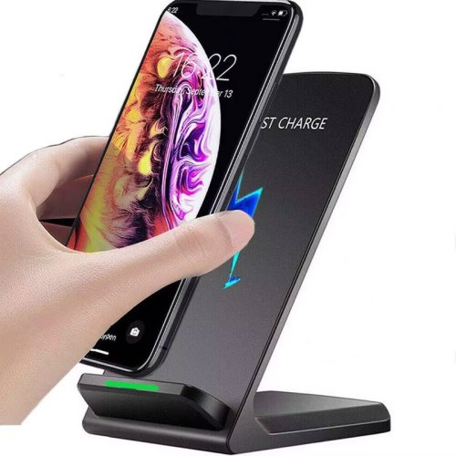 Afbeelding van 65W Draadloos Laadstation met Oortelefoonhouder en Snelle Oplader voor iPhone 16, 15, 14, 13 Pro Max, Samsung Galaxy S24, S23 en Xiaomi Telefoons