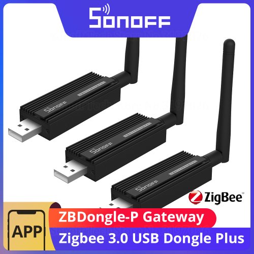 Image of Sonoff ZBDongle P Zigbee 3.0 USB Dongle Plus Universal Gateway with Pre-Flashed ZHA & Zigbee2MQTT Support for ZB-Micro and SNZB Devices