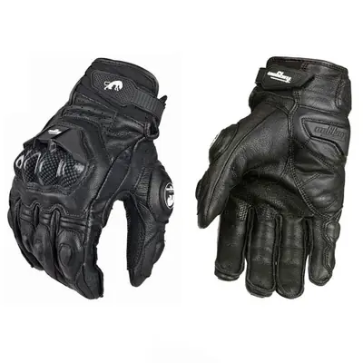 Image de Gants de Moto en Cuir Noir Furygan AFS 18 - Performance & Style