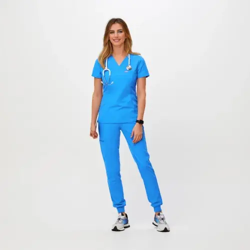 Image de Combinaisons Médicales Respirantes pour Infirmières - Style Jogging