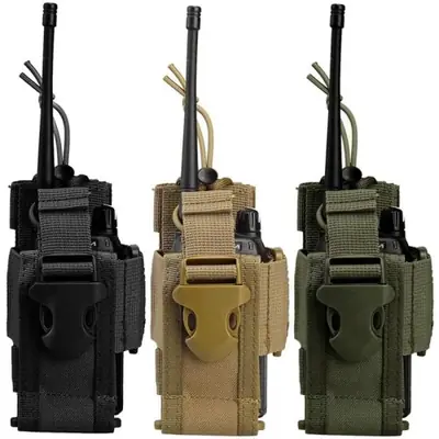 Image de Sac de Ceinture Molle pour Talkie-Walkie - Accessoire de Chasse
