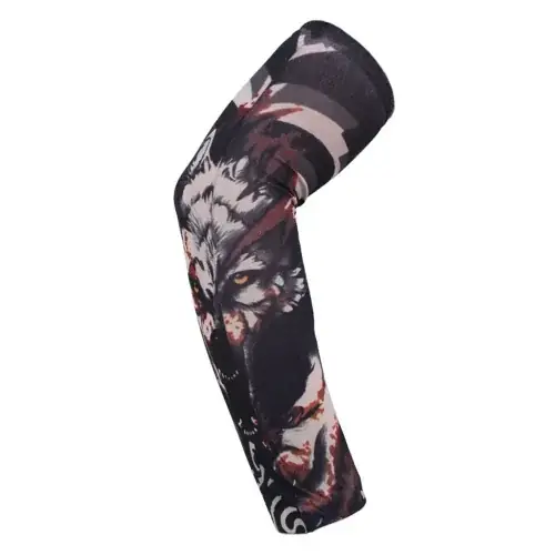 Image de Manchons de Bras Tatouage Fleur - Protection UV & Style