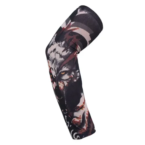 Image de Manchons de Bras Tatouage Fleur - Protection UV & Style