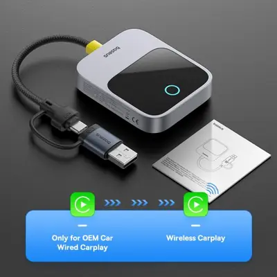 Image de Adaptateur CarPlay Sans Fil Baseus - Connexion Automatique