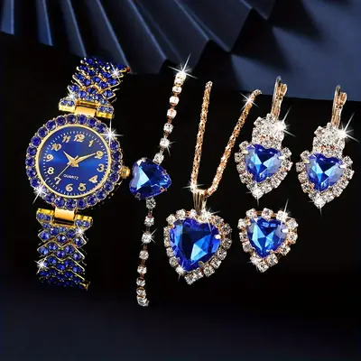 Image de Ensemble Montre & Bijoux Femme - Élégant & Tendance