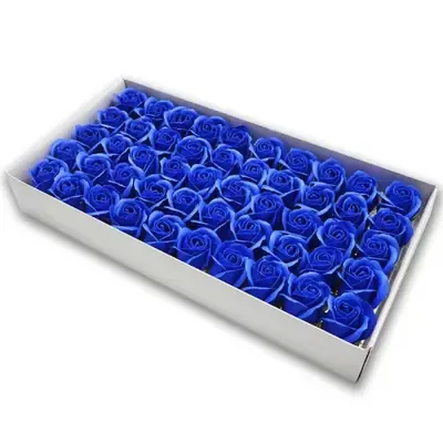 Image de Bouquet de Roses Artificielles - 50 Têtes Élégantes