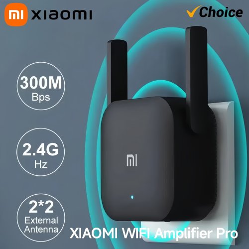 Immagine di Ripetitore WiFi Xiaomi Pro 300 Mbps con Doppia Antenna – Amplificatore di Segnale Wireless 2.4 GHz per Estendere la Rete Domestica
