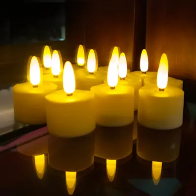 Image de Bougies LED Rechargeables sans Flamme - Déco Chaleureuse