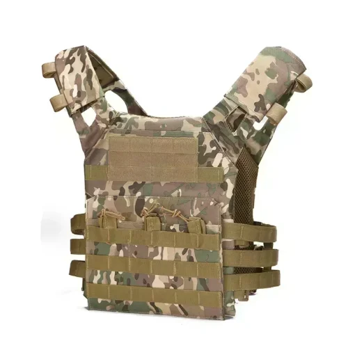 Imagen de Chaleco táctico de nailon, armadura corporal, portador de caza, accesorios Airsoft, chalecos de camuflaje MOLLE de combate