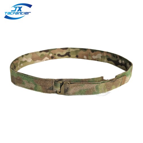 Imagen de Cinturón interior táctico Bison estilo Ferro, gancho G, hebilla de Metal de separación rápida, cinturón ligero, accesorios de caza y Paintball