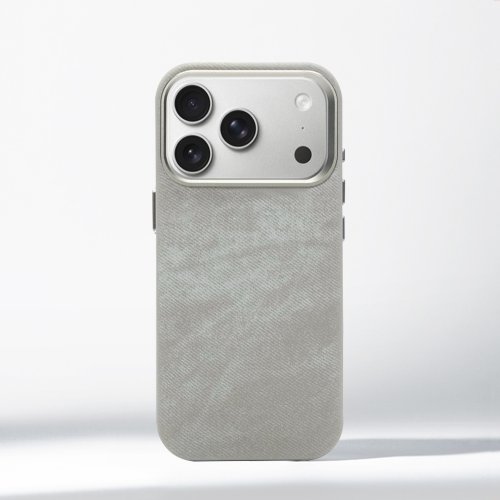 Afbeelding van Luxe schokbestendige magnetische vezel lederen hoes met MagSafe-compatibiliteit voor iPhone 17, 16 Pro Max, 15, 14 Plus, 13, 12 en Air – Draadloos opladen mogelijk