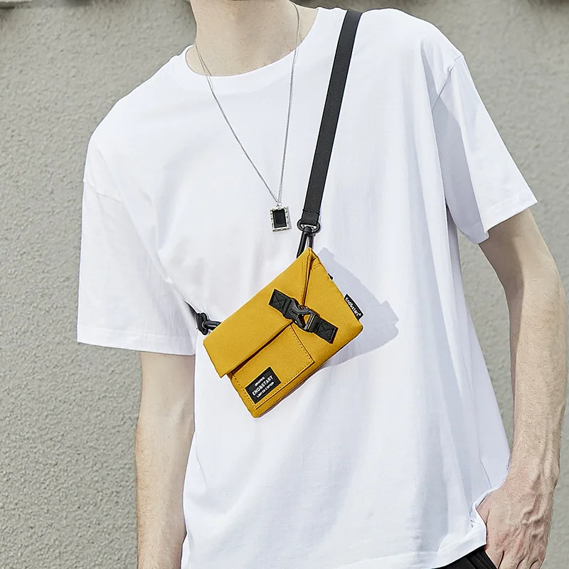 Bild von Männer Umhängetasche Mini Tasche Leichte Handy Weibliche Japanischen Stil Tasche Casual Cross Straddle Kleinen Rucksack Männlich 가구