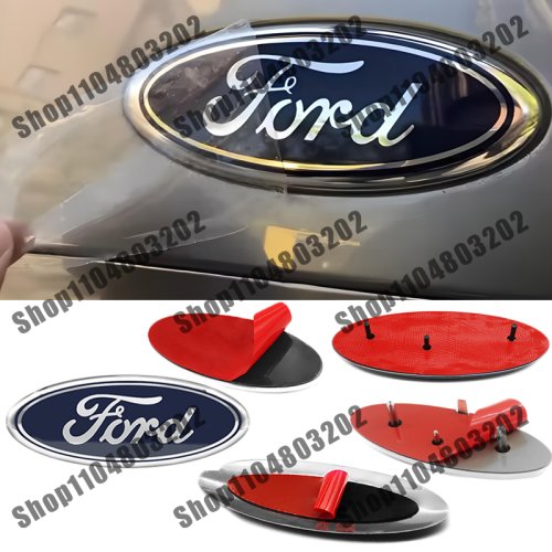 Imagen de Emblema Azul Original para Rejilla Delantera y Capó de Ford – Accesorio de Calidad para Focus MK2, MK3, Fiesta, F150, F250, Ranger y Mondeo MK4