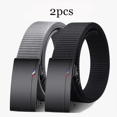 Image de Ceinture Homme Tissée - Boucle Automatique & Décontractée