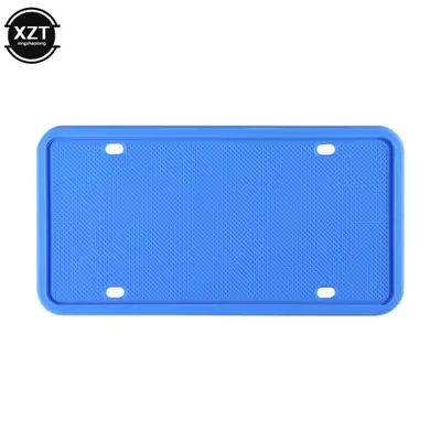 Image de Cadre de Plaque d'Immatriculation en Silicone Détachable & Étanche