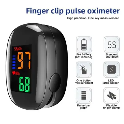 Image de Thermomètre Infrarouge + Oxymètre - Mesure Rapide Sans Contact