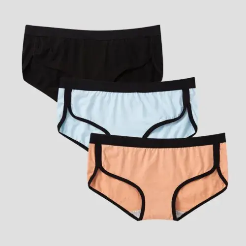 Image de Slips Femme Coton Respirant - Lot de 3