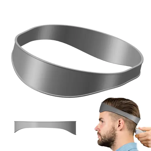 Image de Kit de Coupe de Cheveux à Domicile - Bandeau Incurvé Silicone