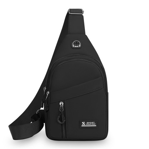 Afbeelding van Verstelbare Crossbodytas voor Heren en Dames – Waterafstotende Sportborsttas van 38,1 cm met Ruimte voor Reizen en Wandelen