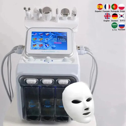 Image of Natural 7-in-1 Skin Rejuvenation Hydro Dermabrasion Machine with Diamond Microdermabrasion & Water Therapy