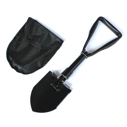 Image de Pelle Pliable 3 en 1 - Outil Multifonctionnel pour Camping et Randonnée