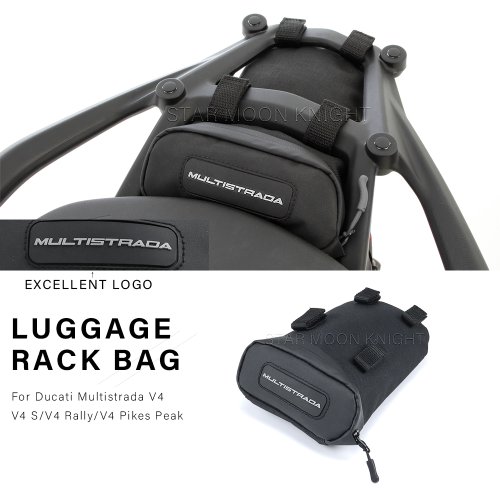 Bild von Für Ducati Multistrada V4 V4 S V4 Pikes Peak Zubehör Reiseaufbewahrung Gepäcktasche Staubdichter Gepäckträger unter der Tasche