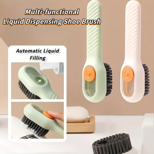 Immagine di Spazzola per Scarpe Automatica Multifunzione con Capelli Morbidi e Pressione Manuale – Ideale per Pulizia Rapida e Facile da Appendere