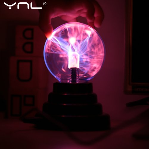 Imagen de Lámpara de Bola de Plasma Mágica de 3, 4, 5 o 6 Pulgadas – Luz Nocturna con Efecto Eléctrico, Decoración de Dormitorio, Regalo Ideal para Niños y Amantes de la Ciencia
