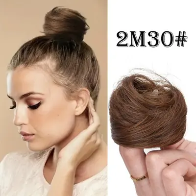 Image de Chignon Synthétique Droit - Updo Facile & Naturel