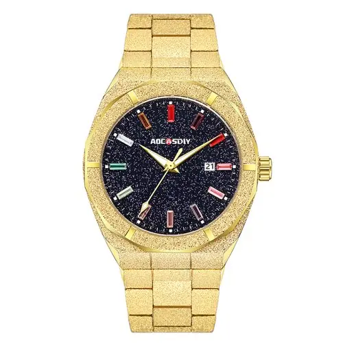 Image de Montre Homme Luxe Quartz Date Lumineuse
