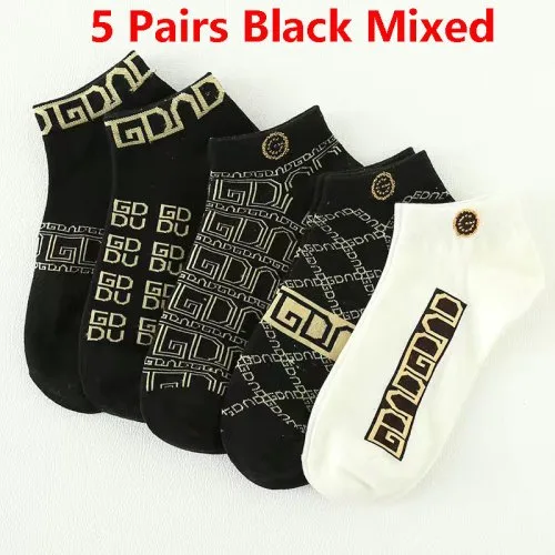 5Pairs-zwart gemengd