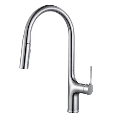 Image de Robinet de Cuisine Noir Brossé - Design Élégant & Fonctionnel