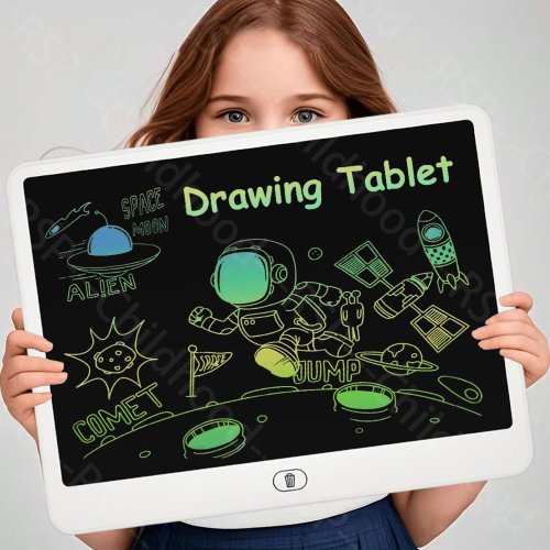 Zdjęcie Tablica LCD do rysowania i pisania dla dzieci – ekran 11, 13 lub 16 cali, zabawka edukacyjna z funkcją czyszczenia, idealna na prezent dla chłopców i dziewcząt w wieku 3-8 lat