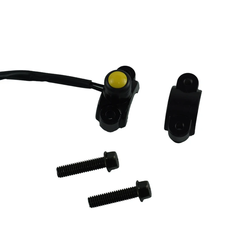 Imagen de Interruptor Universal para Motocicleta con Arranque Eléctrico, Luz Antiniebla, Bocina y Arnés de Cables - Montaje en Manillar