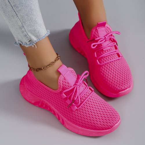 Imagen de Zapatos Planos de Malla Transpirable para Mujer - Calzado Deportivo Informal de Verano con Envío Gratis