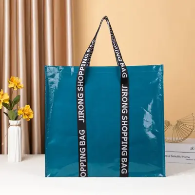 Image de Sac de Courses Pliable & Réutilisable - Éco-Conçu
