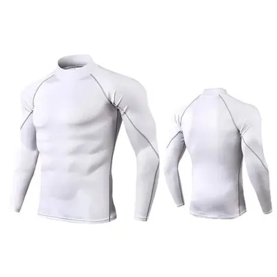 Image de T-Shirt Homme Col Roulé Compression Séchage Rapide