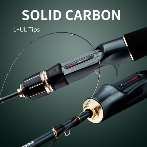 Image de Canne à Pêche Truite Ultra Légère - Baitcasting & Leurre