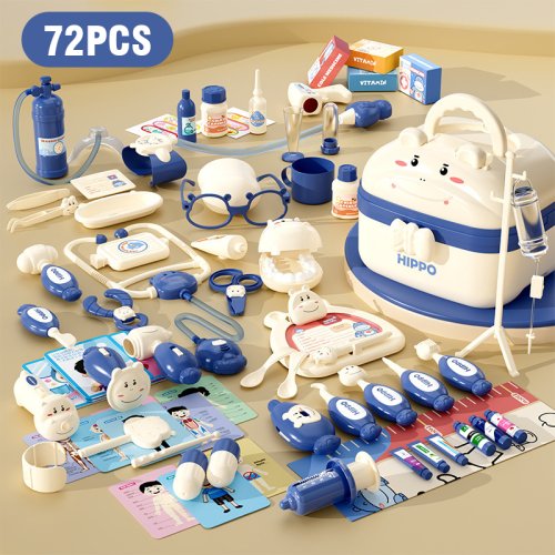 72PCS bleu