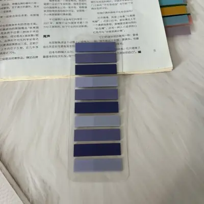 Image de Bloc-Notes Transparent avec Onglets - 200 Feuilles Auto-Adhésives