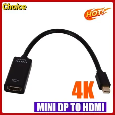 Image de Adaptateur Mini DP vers HDMI 4K - Connectez Votre Mac ou PC à Tout Écran