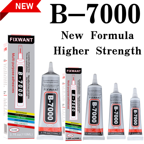 Immagine di FIXWANT B-7000 Colla trasparente per riparazione schermo del telefono B7000 Adesivo universale diamantato fai da te con applicatore di precisione 15/25/50/110ML