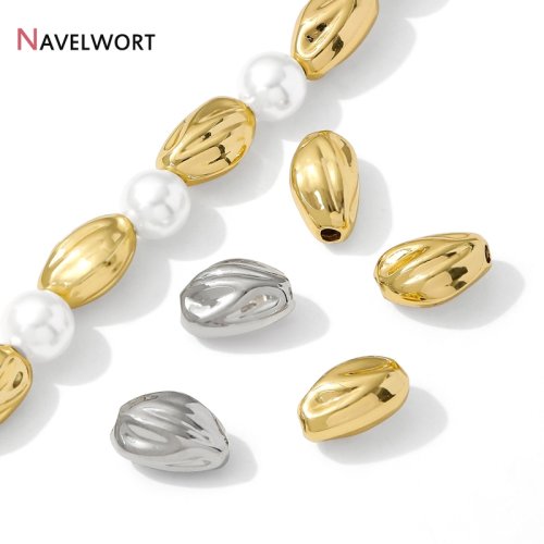 Image de Perles Séparatrices en Laiton Doré 18K